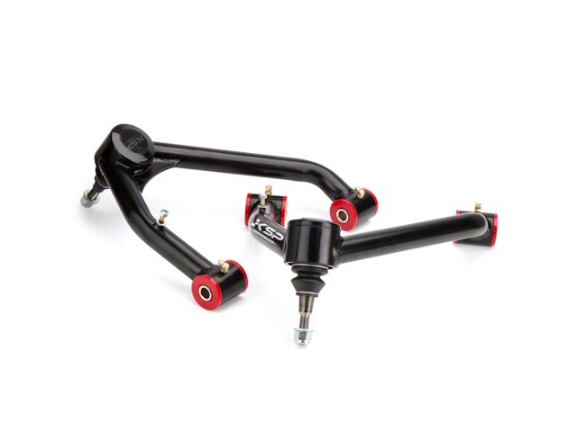 Front Upper Control Arms for 2 to 4-Inch Lift; Black (15-20 Yukon)