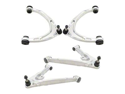 Front Upper and Lower Control Arms with Ball Joints (15-16 Yukon w/ Stock Cast Aluminum Control Arms)