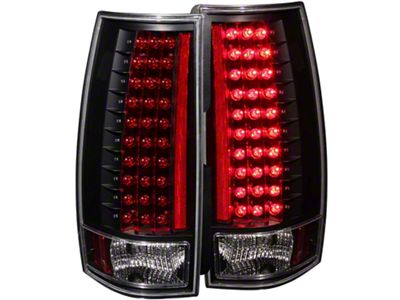 G3 LED Tail Lights; Black Housing; Clear Lens (07-14 Yukon)