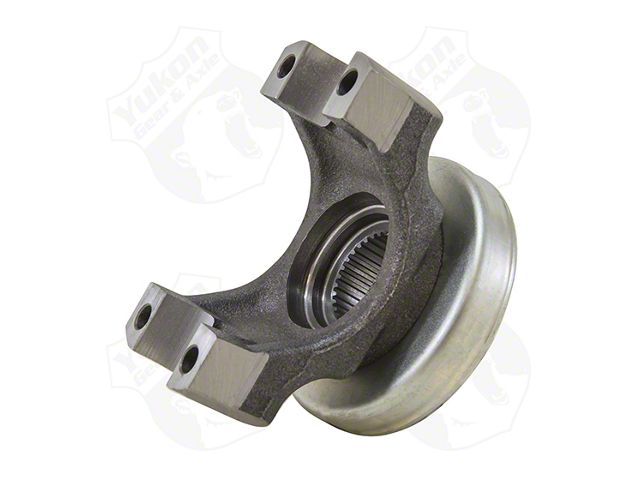 Yukon Gear Universal Joint; Rear; GM 9.5 and 9.76-Inch; 12-Bolt; Pinion Yoke; 32-Spline; Strap Style; For 1355 U Joint Size; 1.188-Inch Cap Diameter; 3.622-Inch Span (14-17 Sierra 1500)