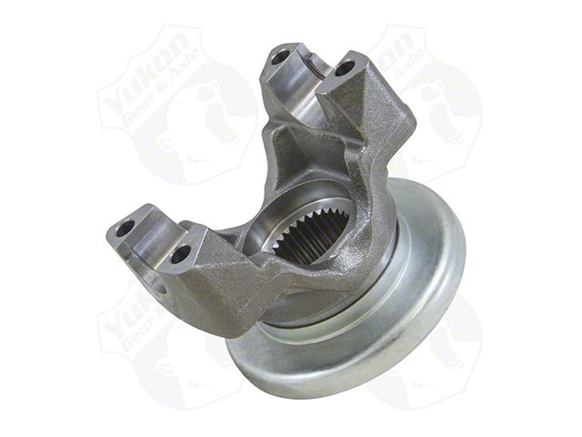 Yukon Gear Differential End Yoke; Rear Differential; GM 10.50-Inch; 14-Bolt; Pinion Yoke; Strap Style; For 1485 Series U-Joint; 1.375-Inch Cap Diameter; 4.181-Inch Span (07-13 4WD Silverado 3500 HD)