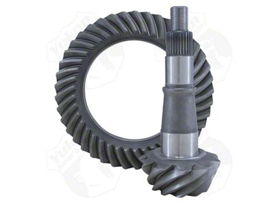 Yukon Gear Differential Ring and Pinion; Front; GM 9.25-Inch; IFS; Reverse Rotation; Ring and Pinion Set; 4.56-Ratio (07-15 4WD Silverado 3500 HD)