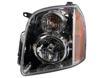 Headlights; Chrome Housing; Clear Lens (07-14 Yukon, Excluding Denali)