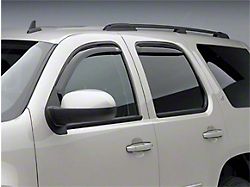 EGR In-Channel Window Visors; Front and Rear; Dark Smoke (07-14 Yukon)