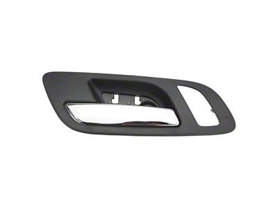 Interior Door Handle; Front Driver Side; Chrome and Black (07-13 Yukon w/ Heated & Memory Seats)