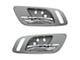 Interior Door Handles; Front; Chrome and Dark Gray (07-14 Yukon w/ Heated Seats & w/o Memory Seats)