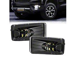 LED Fog Lights; Black Housing (15-16 Yukon)