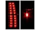 LED Tail Lights; Chrome Housing; Red Clear Lens (07-14 Yukon, Excluding Hybrid)