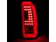 LED Tail Lights; Chrome Housing; Red Clear Lens (15-20 Yukon)