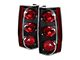 OE Style Tail Lights; Black Housing; Clear Lens (07-14 Yukon Denali)