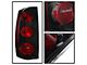 OE Style Tail Lights; Black Housing; Clear Lens (07-14 Yukon Denali)