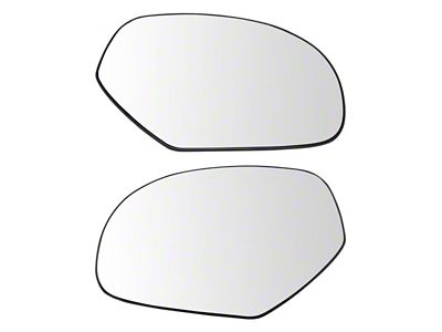 Power Heated Mirror Glass; Driver and Passenger Side (07-14 Yukon)