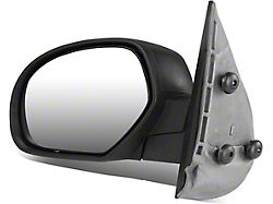 Powered Heated Side Mirror; Black; Driver Side (07-14 Yukon)