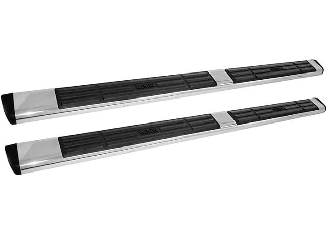 Premier 6 Oval Nerf Side Step Bars without Mounting Kit; Stainless Steel (07-14 Yukon)