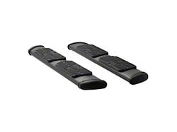 Regal 7-Inch Oval Side Step Bars without Mounting Brackets; Textured Black (07-20 Yukon)