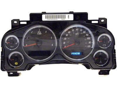 Remanufactured Instrument Cluster; 6-Guage (2007 Yukon Denali)