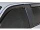 Snap-Inz In-Channel Sidewind Deflectors; Front and Rear; Smoke (07-14 Yukon)