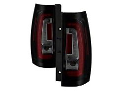 Version 2 LED Tail Lights; Black Housing; Smoked Lens (07-14 Yukon, Excluding Hybrid)