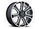 Yukon Denali Replica Gloss Black Machine Face 6-Lug Wheel; 22x9; 31mm Offset (21-24 Yukon)