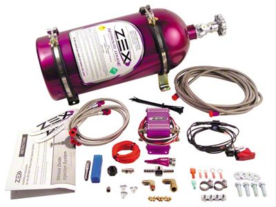 ZEX Universal Wet Injected Nitrous System with Polished Bottle (04-07 5.4L F-250 Super Duty)