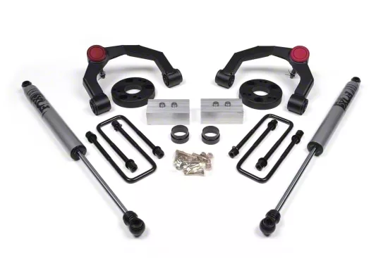 Zone Offroad 3-Inch Adventure Series Upper Control Arm Suspension Lift Kit with Nitro Shocks (15-20 4WD F-150, Excluding Raptor)
