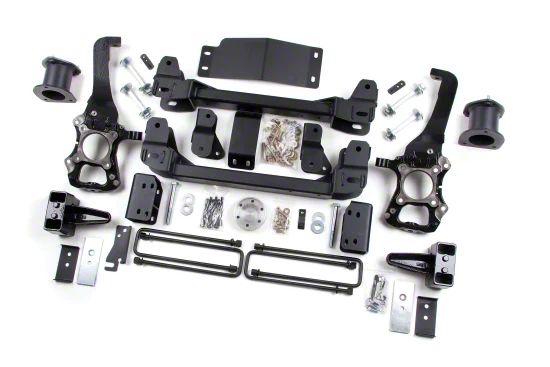 Zone Offroad 4-Inch Suspension Lift Kit with Nitro Shocks (2014 4WD F-150, Excluding Raptor)