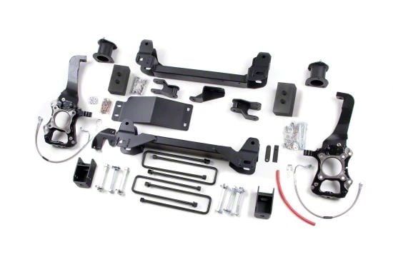 Zone Offroad 4-Inch Suspension Lift Kit with Nitro Shocks (04-08 4WD F-150)