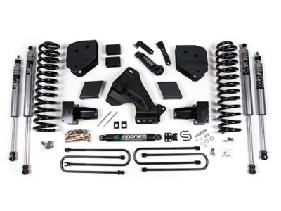 Zone Offroad 4.50-Inch Suspension Lift Kit with FOX Shocks (20-22 4WD 6.7L Powerstroke F-250 Super Duty)