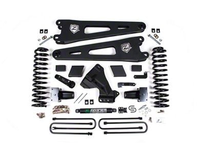 Zone Offroad 7-Inch Radius Arm Suspension Lift Kit (23-25 4WD 6.7L Powerstroke F-250 Super Duty)