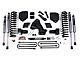 Zone Offroad 4-Inch Standard Suspension Lift Kit with FOX Shocks (20-21 6.7L Powerstroke F-350 Super Duty DRW)