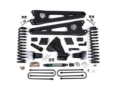 Zone Offroad 5-Inch Radius Arm Suspension Lift Kit (23-25 4WD 6.7L Powerstroke F-350 Super Duty w/ Factory Overload Springs)