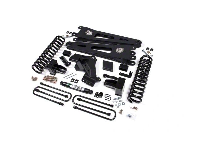 Zone Offroad 7-Inch Radius Arm Suspension Lift Kit with FOX Shocks (20-22 4WD 6.2L, 7.3L F-350 Super Duty)