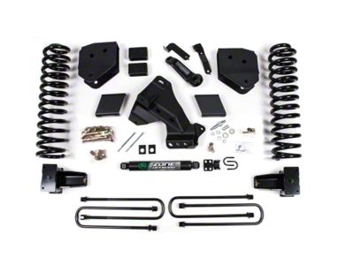 Zone Offroad 7-Inch Standard Suspension Lift Kit with FOX Shocks (20-22 4WD 6.2L, 7.3L F-350 Super Duty)