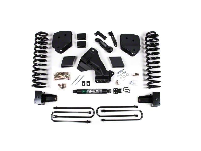 Zone Offroad 7-Inch Standard Suspension Lift Kit (20-22 4WD 6.7L Powerstroke F-350 Super Duty)