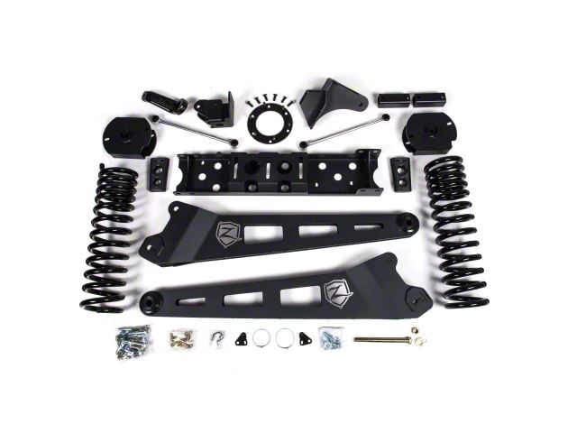 Zone Offroad 4-Inch Radius Arm Suspension Lift Kit (19-24 4WD 6.4L RAM 2500 w/o Air Ride, Excluding Power Wagon)