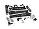 Zone Offroad 4-Inch Front Radius Arm / 3-Inch Rear Block Suspension Lift Kit with Nitro Shocks (19-24 4WD 6.4L RAM 3500 w/o Factory Overload Springs)