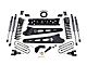 Zone Offroad 4.50-Inch Front / 2-Inch Rear Radius Arm Suspension Lift Kit with Nitro Shocks (19-24 4WD 6.7L RAM 3500 SRW w/ 6-Bolt Transfer Case & w/o Air Ride & Factory Overload Springs, Excluding Mega Cab w/ AISIN Transmission)