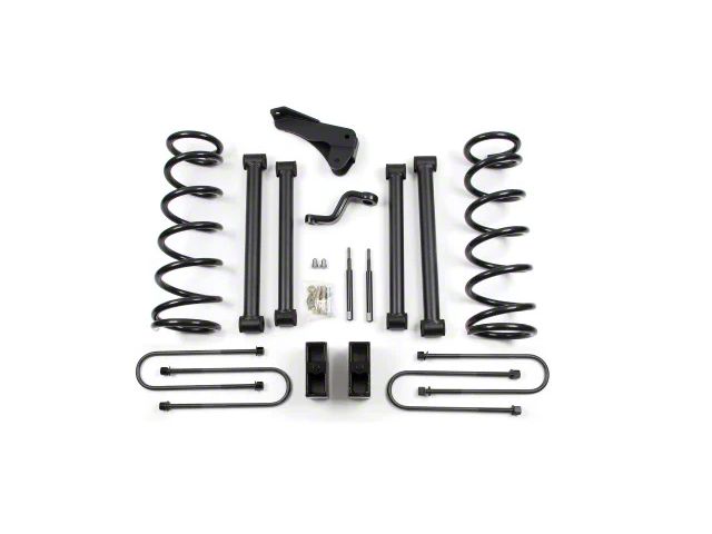 Zone Offroad 5-Inch Coil Spring Suspension Lift Kit (2008 4WD RAM 3500 w/ 4-Inch Rear Axle)