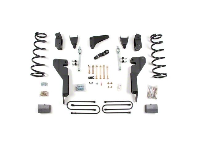 Zone Offroad 6-Inch Coil Spring Suspension Lift Kit (09-12 4WD 5.7L RAM 3500 w/ 4-Inch Rear Axle)