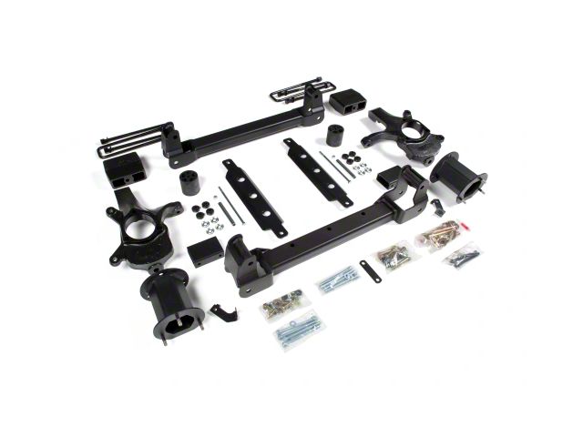 Zone Offroad 6.50-Inch Suspension Lift Kit with FOX Shocks (14-18 2WD Sierra 1500 w/ Stock Cast Aluminum or Stamped Steel Control Arms, Excluding Denali)
