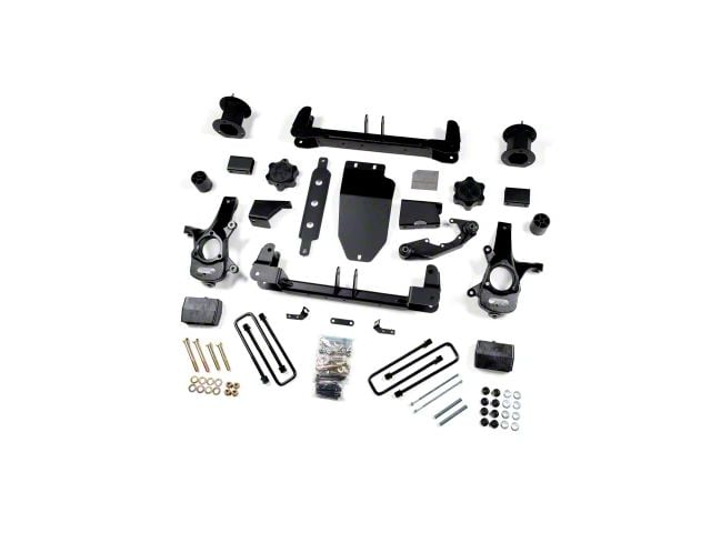 Zone Offroad 4.50-Inch Suspension Lift Kit with FOX Shocks (14-18 4WD Silverado 1500 w/ Stock Cast Steel Control Arms)