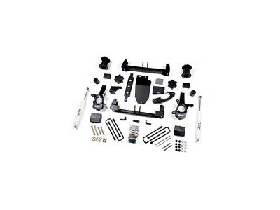 Zone Offroad 6.50-Inch Suspension Lift Kit with Nitro Shocks (14-18 4WD Silverado 1500 w/ Stock Cast Steel Control Arms)