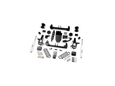 Zone Offroad 6.50-Inch Suspension Lift Kit with Nitro Shocks (14-18 4WD Silverado 1500 w/ Stock Cast Aluminum or Stamped Steel Control Arms)