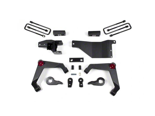Zone Offroad 3-Inch Adventure Series Upper Control Arm Suspension Lift Kit; RPO FT2, FT3, FT4, FT5, FT6 or FT7 (07-10 4WD Silverado 3500 HD SRW)