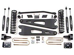 Zone Offroad 4-Inch Radius Arm Suspension Lift Kit with Nitro Shocks (11-16 4WD 6.7L Powerstroke F-250 Super Duty)