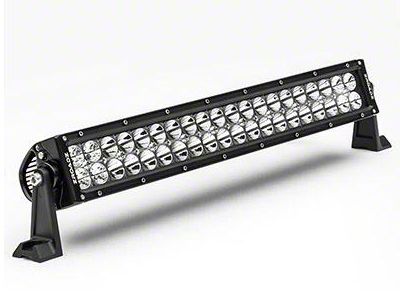 ZRoadz 20-Inch Double Row Straight LED Light Bar; Flood/Spot Combo Beam (Universal; Some Adaptation May Be Required)