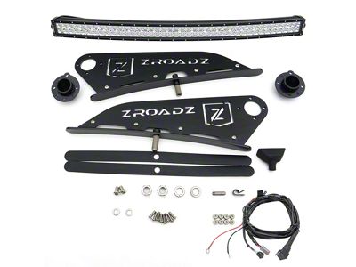 ZRoadz 40-Inch Curved LED Light Bar with Front Roof Mounting Brackets (15-22 Colorado)