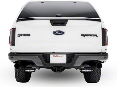 ZRoadz Two 6-Inch LED Light Bars with Rear Bumper Mounting Brackets (17-20 F-150 Raptor)