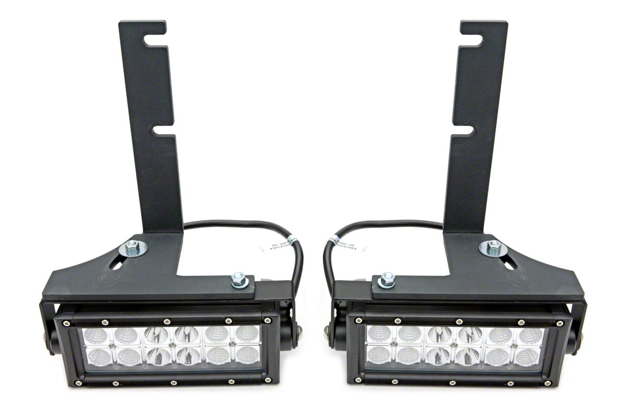 ZRoadz F-350 Super Duty 6-Inch LED Light Bar Rear Bumper Mounting ...