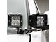 ZRoadz Four 3-Inch LED Pod Lights with Hood Hinge Mounting Brackets (17-22 F-350 Super Duty)